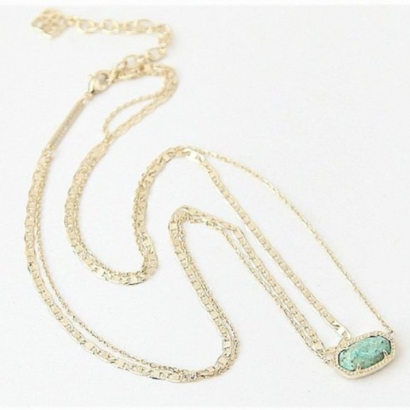 Kendra Scott Elisa Necklace in Green Chrysocolla